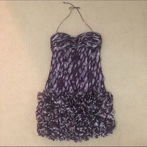 Aidan Mattox - ruffle tube dress